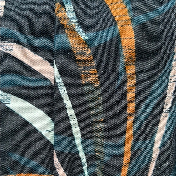 Ava & Viv Black and Orange Patterned Maxi Dress - Picture 4 of 10